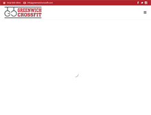 Tablet Screenshot of greenwichcrossfit.com